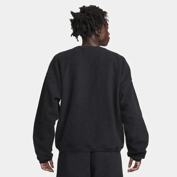 Nike Sweatshirt Pullover Fleece Club Crew Size XL FB8378-010 Black NEW $90 - Picture 9 of 12